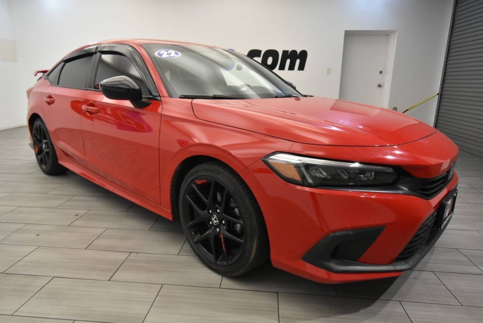2022 Honda Civic Sport 4dr Sedan, Red, Mileage: 46,890 - photo 6
