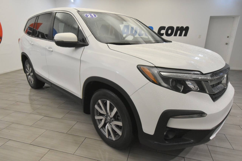 2021 Honda Pilot EX AWD 4dr SUV, Blanco, Mileage: 72,854 - photo 6