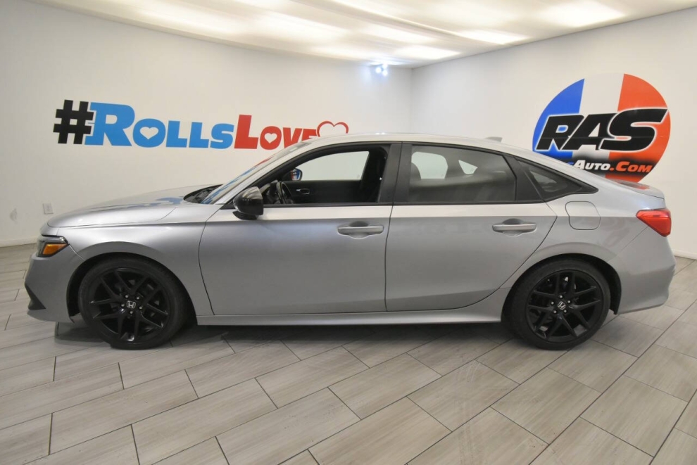 2022 Honda Civic Sport 4dr Sedan, Plata, Mileage: 54,561 - photo 1