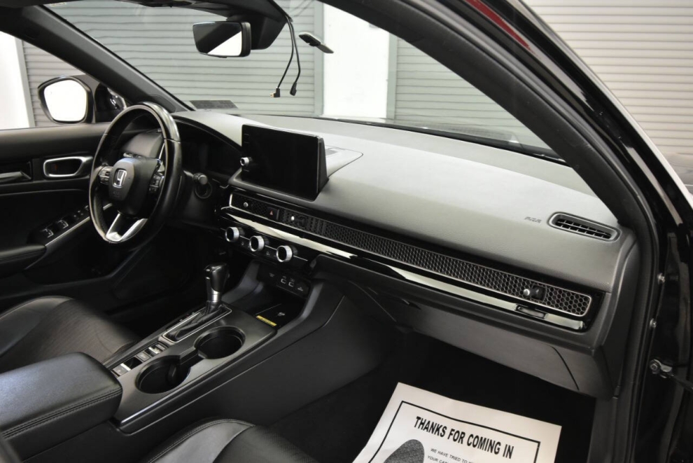 2022 Honda Civic Sport Touring 4dr Hatchback CVT, Black, Mileage: 84,369 - photo 14