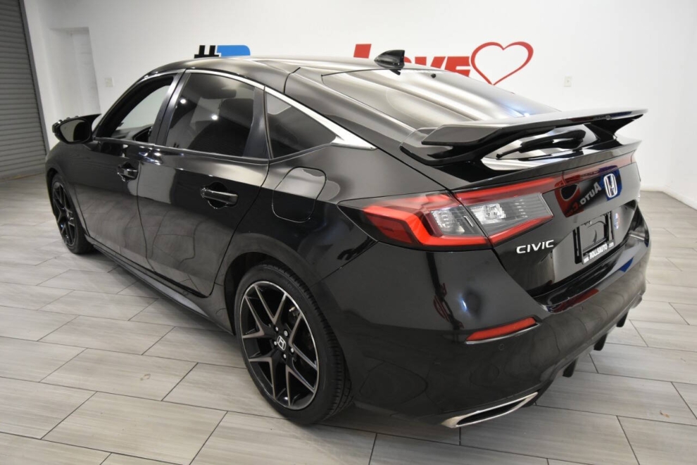 2022 Honda Civic Sport Touring 4dr Hatchback CVT, Black, Mileage: 84,369 - photo 2