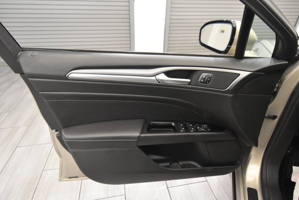 2015 Ford Fusion Titanium 4dr Sedan, Tan, Mileage: 63,046 - photo 11