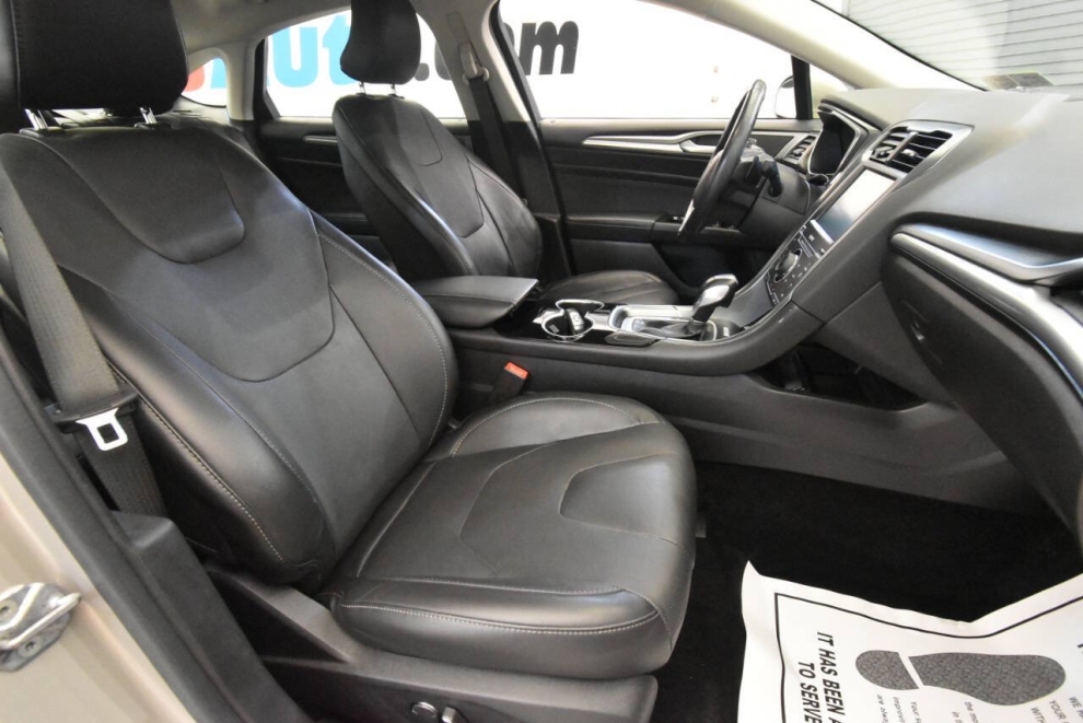 2015 Ford Fusion Titanium 4dr Sedan, Tan, Mileage: 63,046 - photo 15