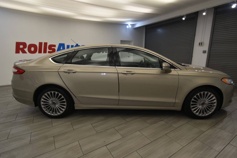 2015 Ford Fusion Titanium 4dr Sedan, Tan, Mileage: 63,046 - photo 5