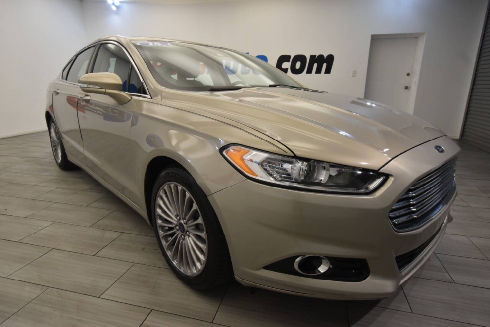 2015 Ford Fusion Titanium 4dr Sedan, Tan, Mileage: 63,046 - photo 6