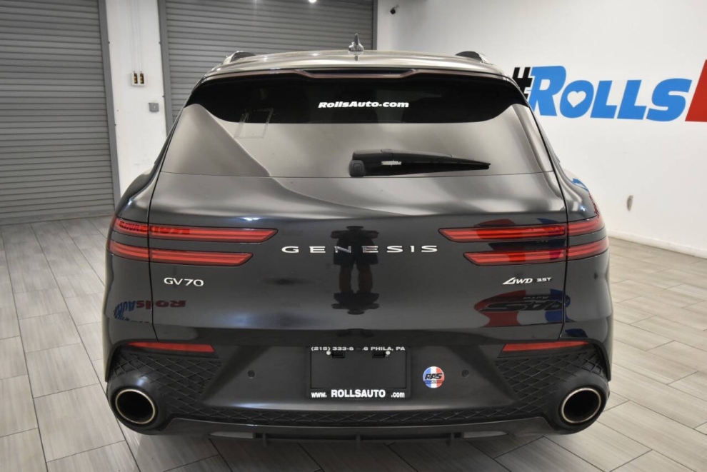 2022 Genesis GV70 3.5T Sport AWD 4dr SUV, Negro, Mileage: 66,864 - photo 3