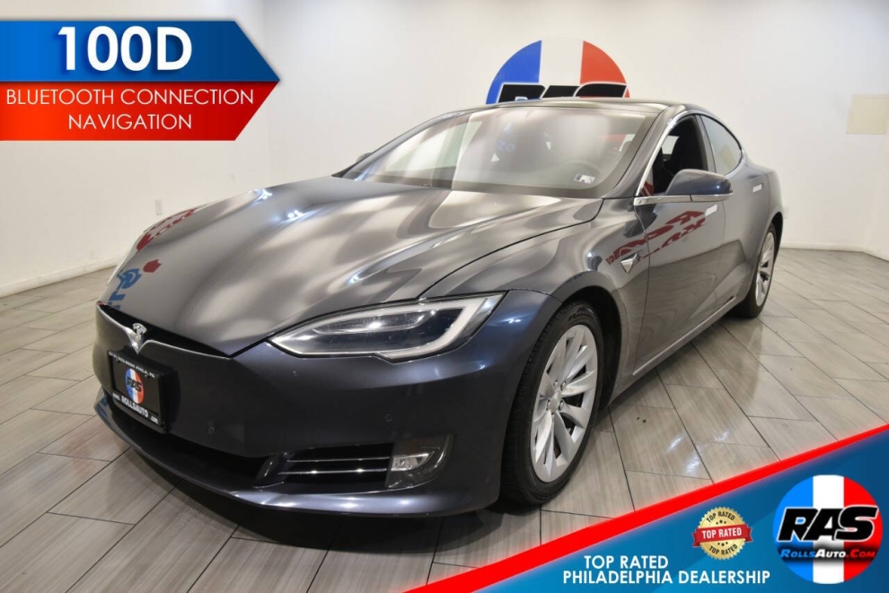 2018 Tesla Model S 100D, Gray, Mileage: 95,749 