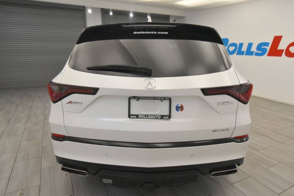 2022 Acura MDX SH AWD w/A SPEC 4dr SUV Package, White, Mileage: 38,491 - photo 3