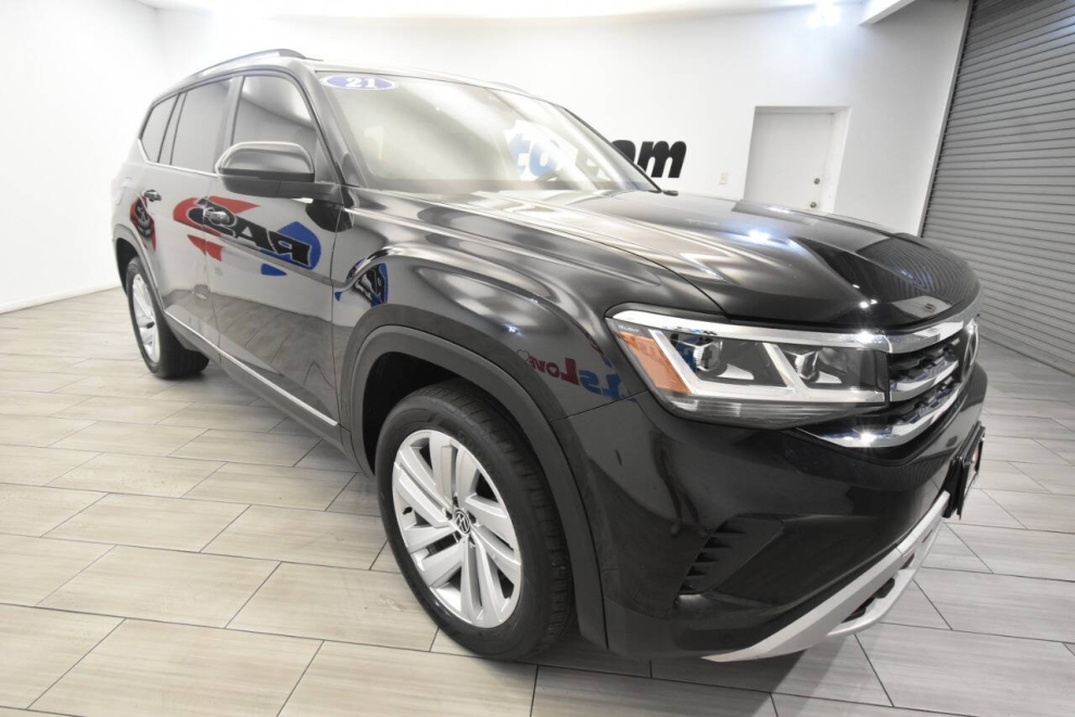 2021 Volkswagen Atlas, Negro, Mileage: 27,037 - photo 6