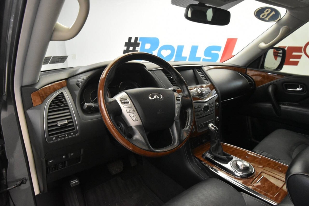 2018 Infiniti QX80 Base AWD 4dr SUV, Gris, Mileage: 91,485 - photo 11