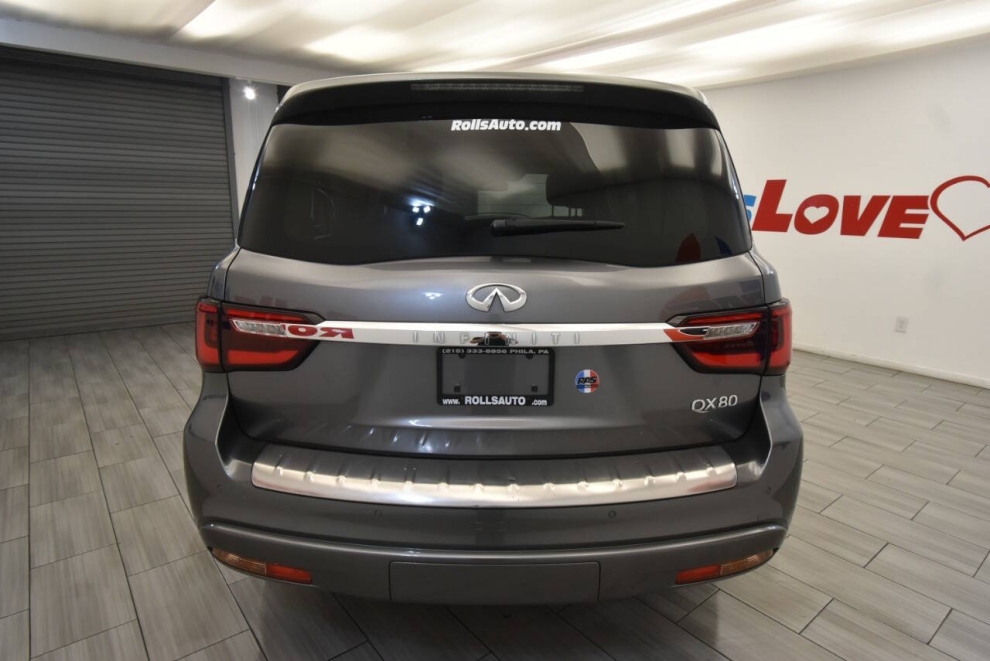 2018 Infiniti QX80 Base AWD 4dr SUV, Gris, Mileage: 91,485 - photo 3