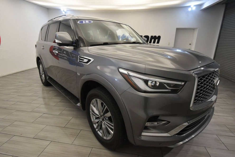 2018 Infiniti QX80 Base AWD 4dr SUV, Gris, Mileage: 91,485 - photo 6