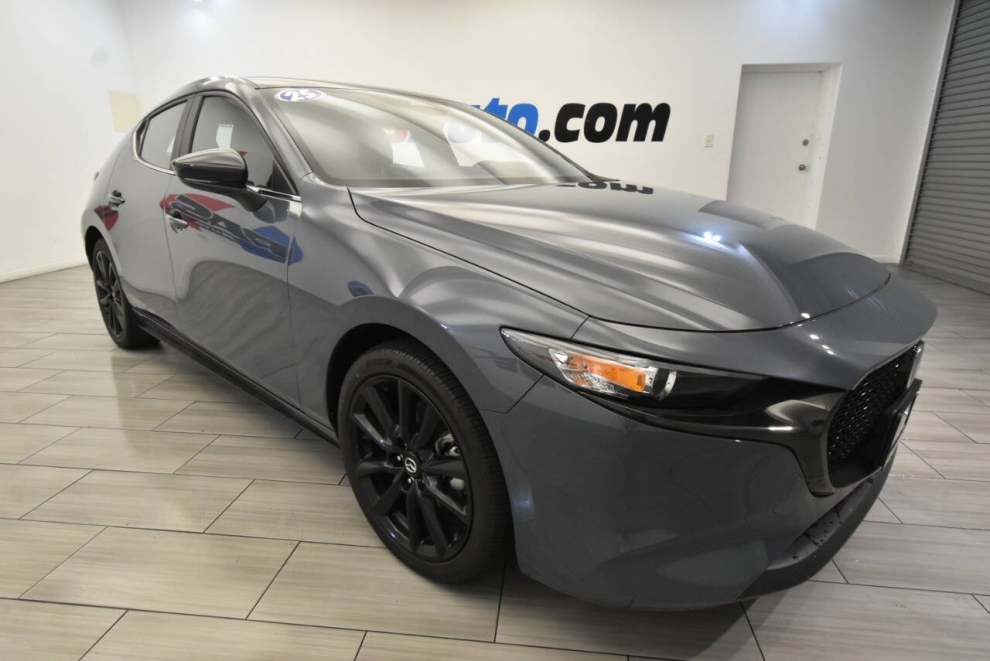 2025 Mazda Mazda3 Hatchback 2.5 S Carbon Edition AWD 4dr Hatchback, Gray, Mileage: 3,559 - photo 6