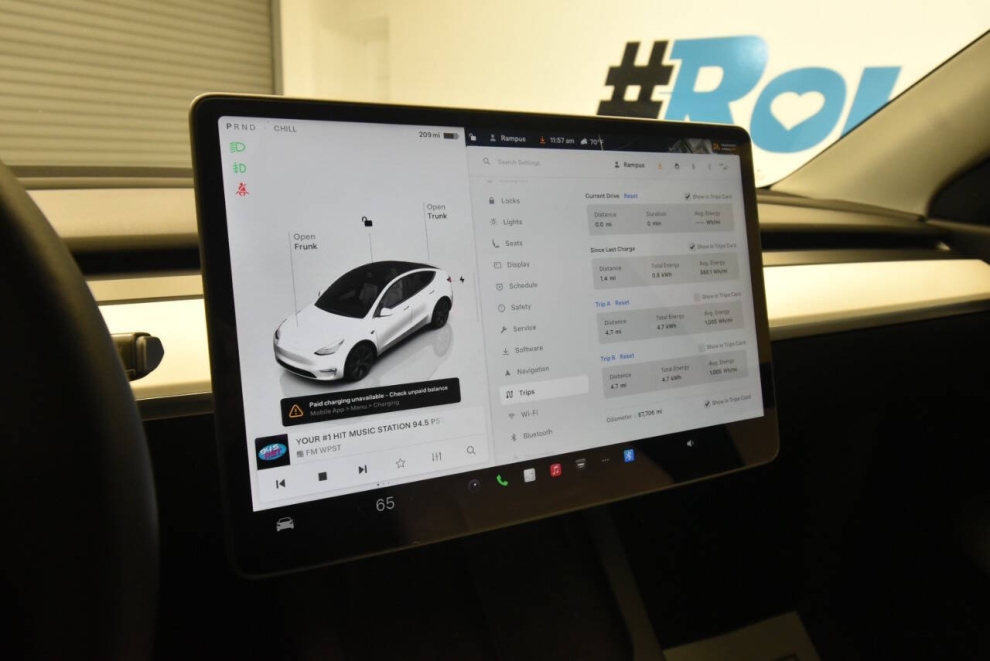 2022 Tesla Model Y Long Range AWD 4dr Crossover, White, Mileage: 67,702 - photo 20