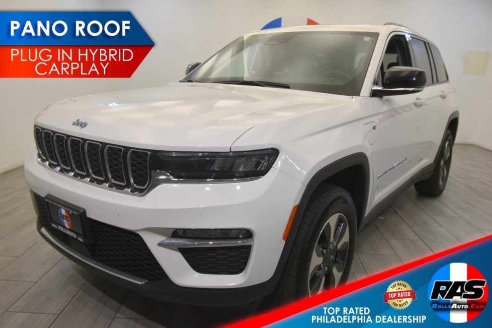 2023 Jeep Grand Cherokee 4XE, White, Mileage: 24,348 