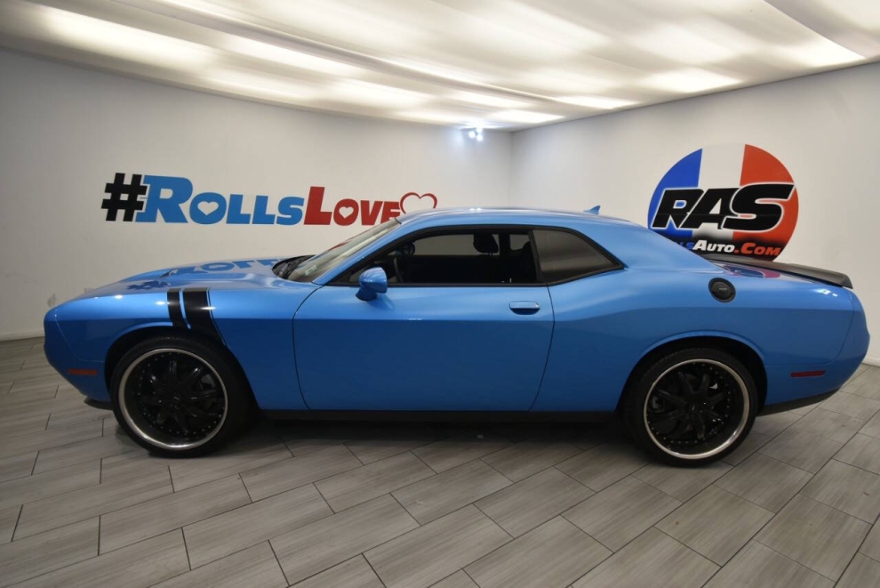 2023 Dodge Challenger SXT 2dr Coupe, Blue, Mileage: 13,946 - photo 1