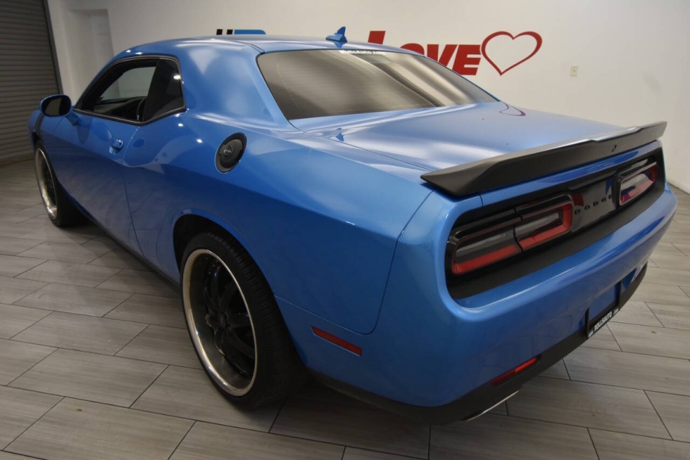 2023 Dodge Challenger SXT 2dr Coupe, Blue, Mileage: 13,946 - photo 2