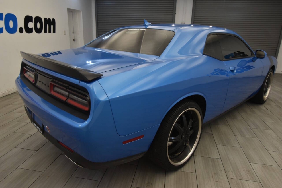 2023 Dodge Challenger SXT 2dr Coupe, Blue, Mileage: 13,946 - photo 4