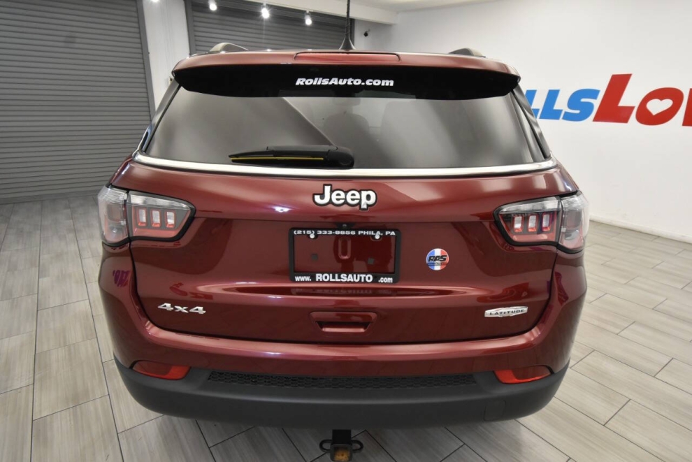 2022 Jeep Compass Latitude, Red, Mileage: 45,097 - photo 3