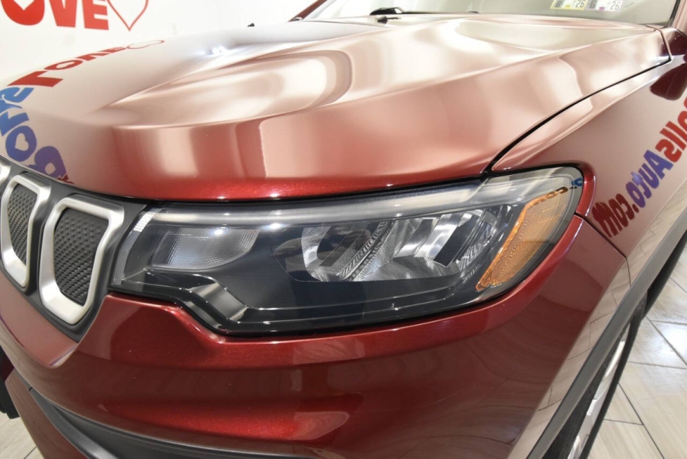 2022 Jeep Compass Latitude, Red, Mileage: 45,097 - photo 7