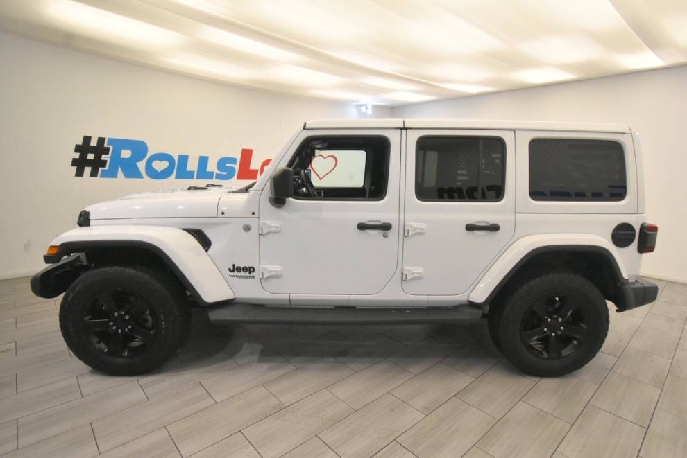 2019 Jeep Wrangler Unlimited Sahara, White, Mileage: 96,141 - photo 1