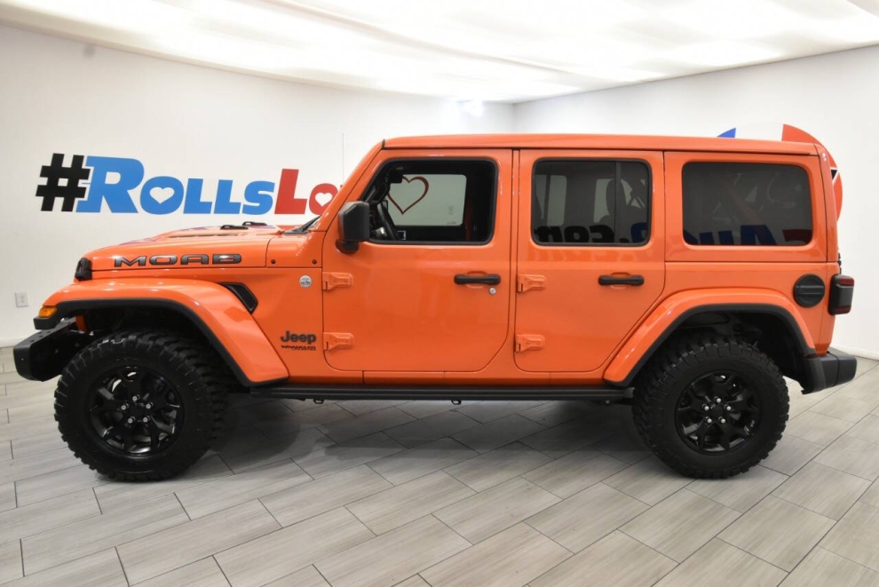 2019 Jeep Wrangler Unlimited Moab, Orange, Mileage: 54,511 - photo 1