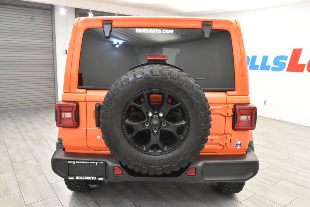 2019 Jeep Wrangler Unlimited Moab, Orange, Mileage: 54,511 - photo 3