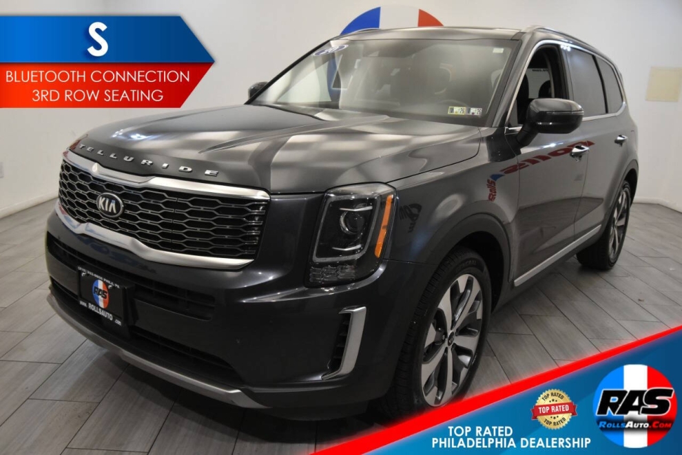 2020 Kia Telluride S AWD 4dr SUV, Gray, Mileage: 97,796 