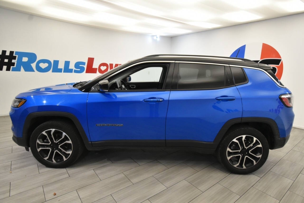 2022 Jeep Compass Limited, Blue, Mileage: 28,325 - photo 1