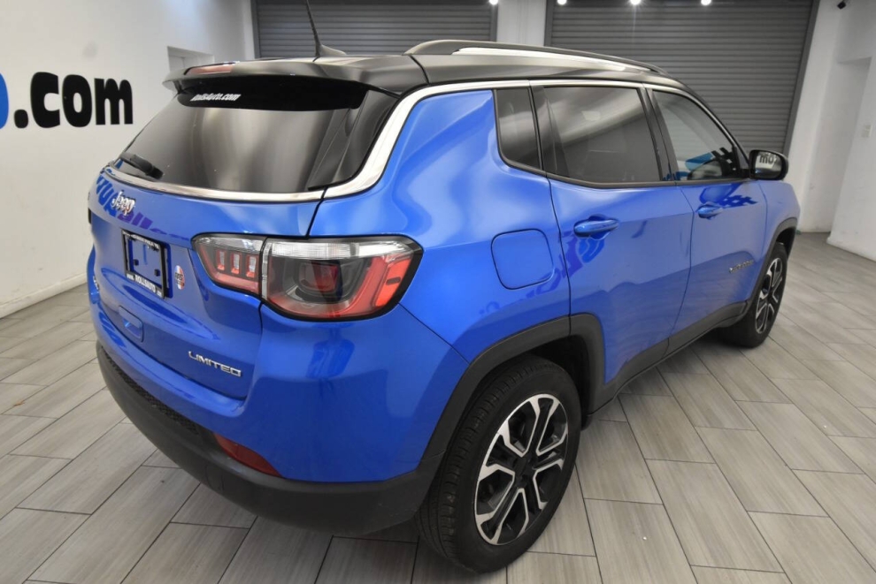 2022 Jeep Compass Limited, Blue, Mileage: 28,325 - photo 4