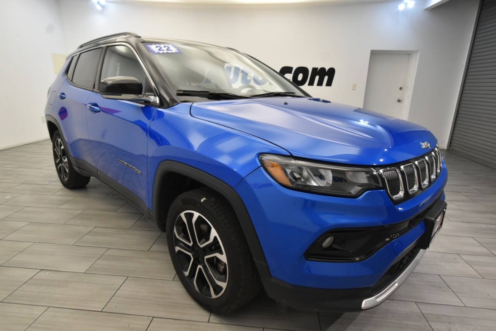 2022 Jeep Compass Limited, Blue, Mileage: 28,325 - photo 6