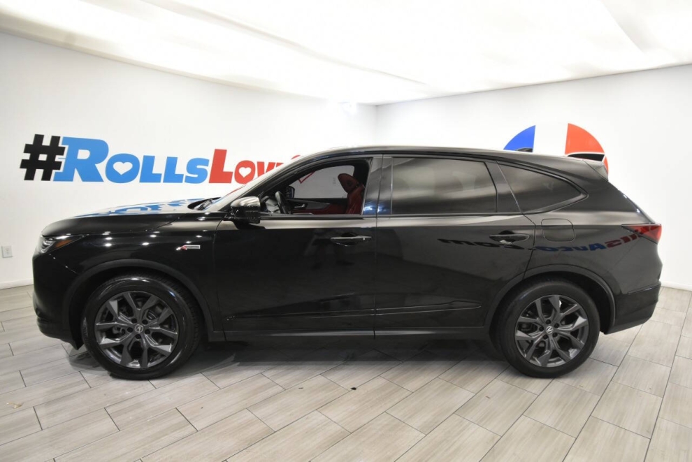 2022 Acura MDX SH AWD w/A SPEC 4dr SUV Package, Black, Mileage: 61,093 - photo 1