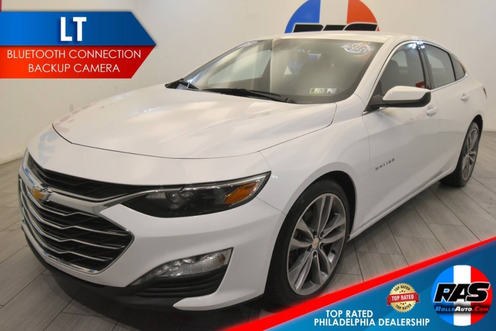 2023 Chevrolet Malibu LT 4dr Sedan w/1LT, White, Mileage: 94,688 