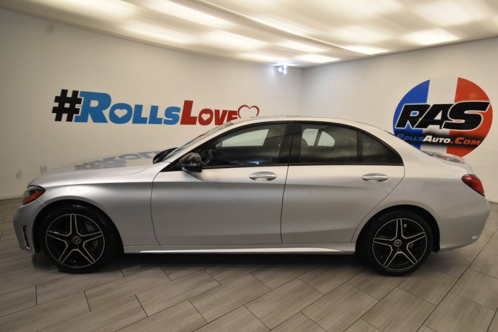2019 Mercedes-Benz C-Class C 300 4MATIC AWD 4dr Sedan, Silver, Mileage: 86,914 - photo 1