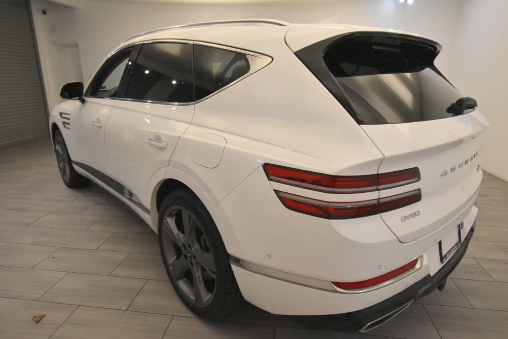 2021 Genesis GV80 3.5T, White, Mileage: 69,650 - photo 2