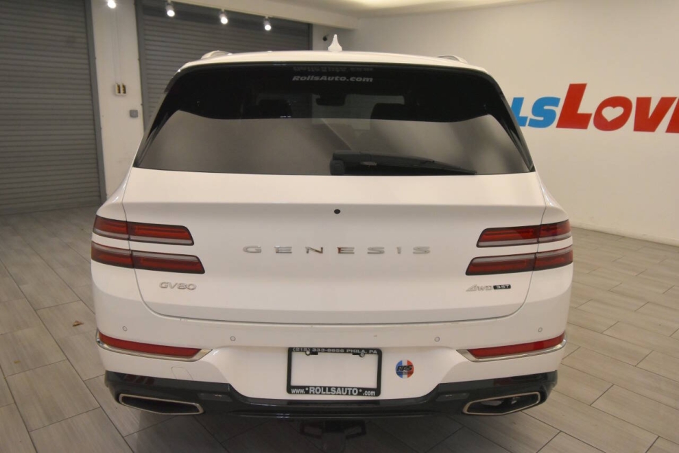 2021 Genesis GV80 3.5T, White, Mileage: 69,650 - photo 3
