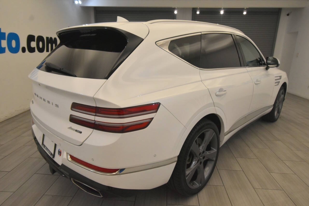 2021 Genesis GV80 3.5T, White, Mileage: 69,650 - photo 4