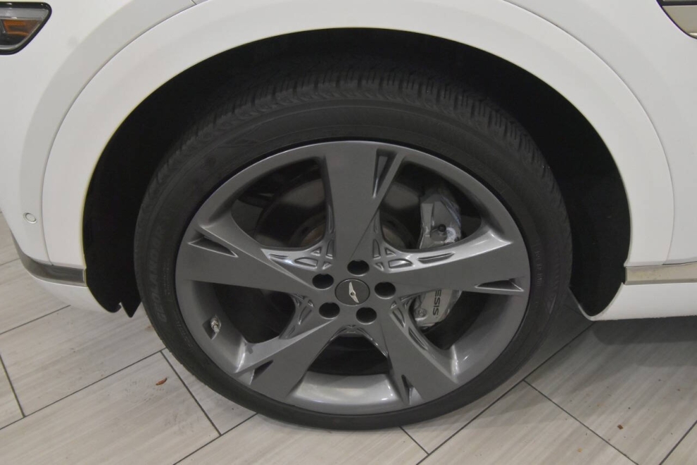 2021 Genesis GV80 3.5T, White, Mileage: 69,650 - photo 8