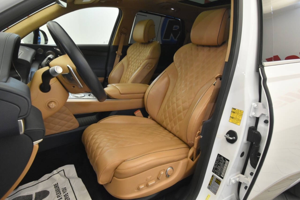 2021 Genesis GV80 3.5T, White, Mileage: 69,650 - photo 9