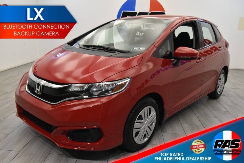 2020 Honda Fit LX 4dr Hatchback CVT, Rojo, Mileage: 36,379 