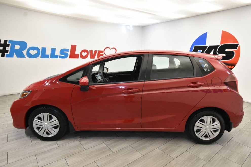 2020 Honda Fit LX 4dr Hatchback CVT, Rojo, Mileage: 36,379 - photo 1