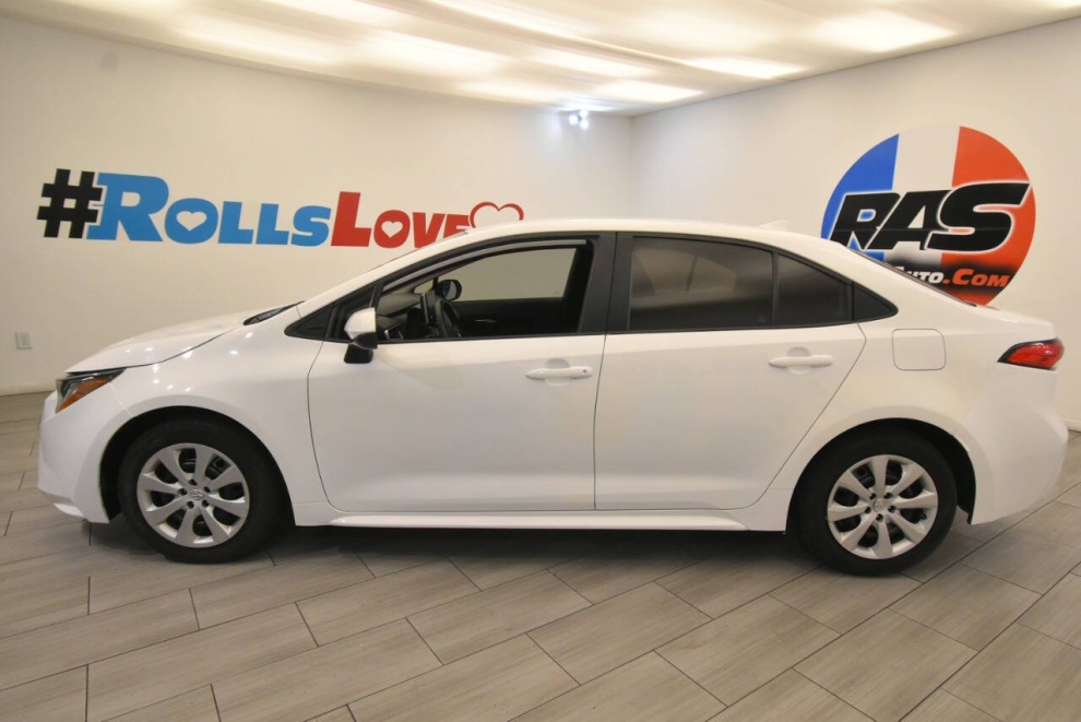 2021 Toyota Corolla LE 4dr Sedan, White, Mileage: 62,156 - photo 1