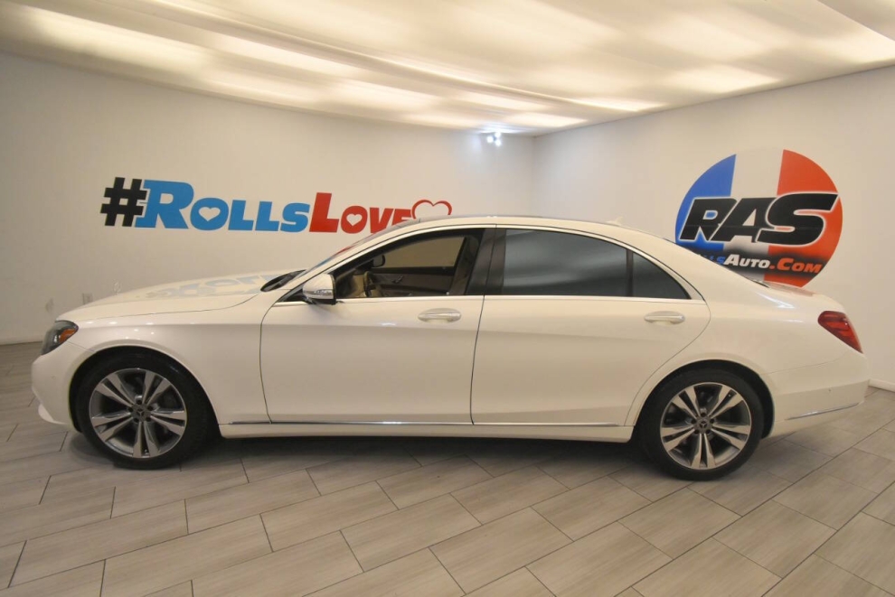 2015 Mercedes-Benz S-Class S 550 4MATIC AWD 4dr Sedan, White, Mileage: 75,997 - photo 1