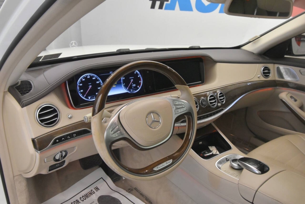 2015 Mercedes-Benz S-Class S 550 4MATIC AWD 4dr Sedan, White, Mileage: 75,997 - photo 10