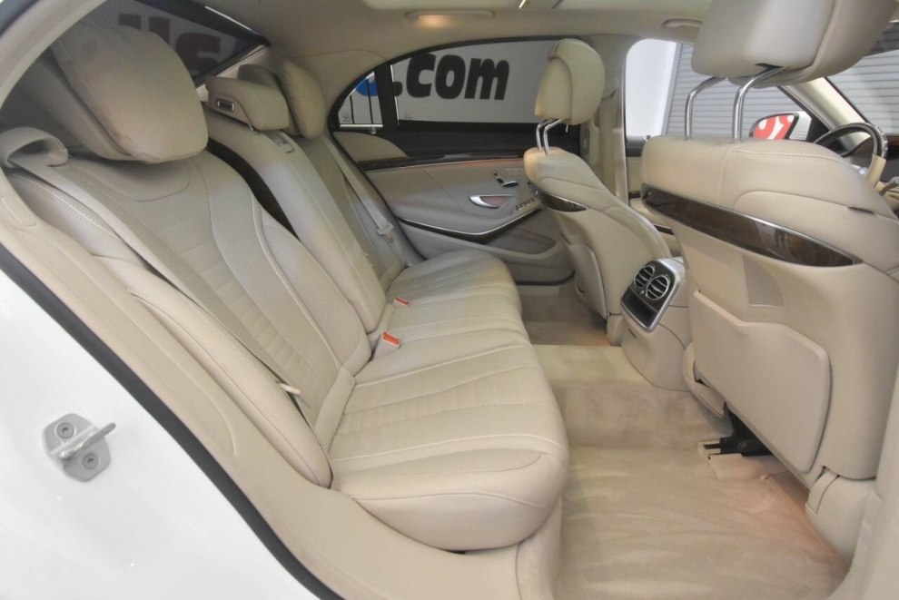 2015 Mercedes-Benz S-Class S 550 4MATIC AWD 4dr Sedan, White, Mileage: 75,997 - photo 16