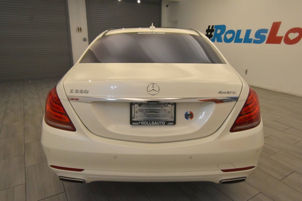 2015 Mercedes-Benz S-Class S 550 4MATIC AWD 4dr Sedan, White, Mileage: 75,997 - photo 3