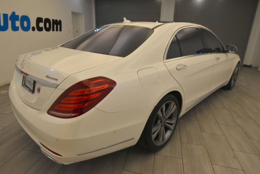 2015 Mercedes-Benz S-Class S 550 4MATIC AWD 4dr Sedan, White, Mileage: 75,997 - photo 4