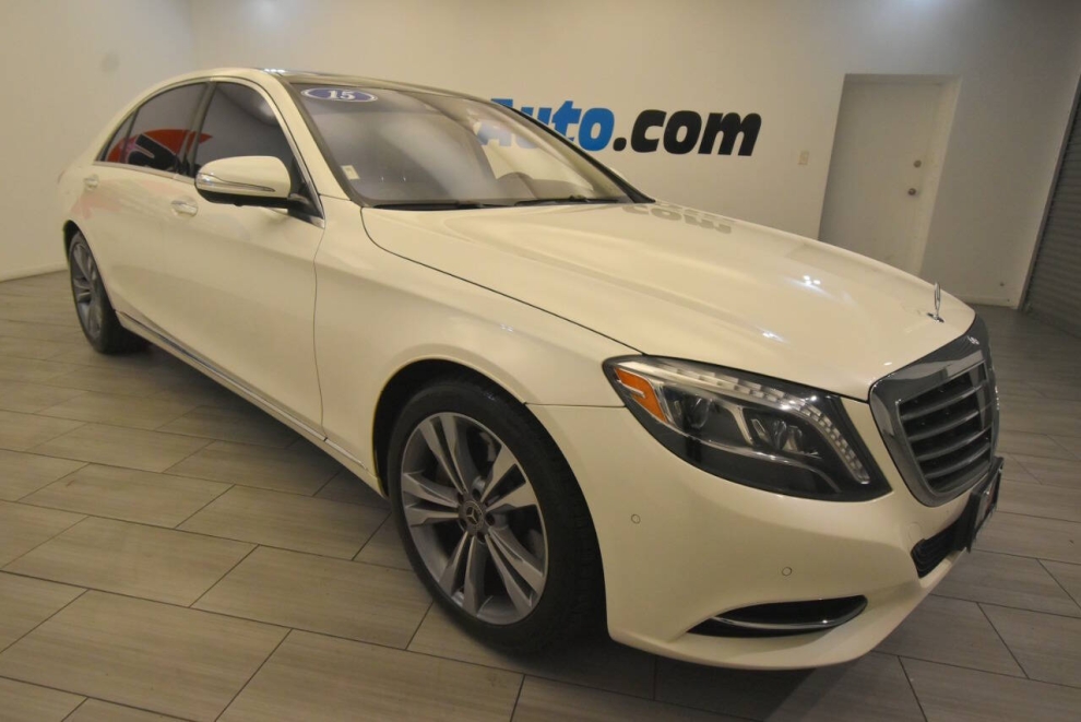 2015 Mercedes-Benz S-Class S 550 4MATIC AWD 4dr Sedan, White, Mileage: 75,997 - photo 6