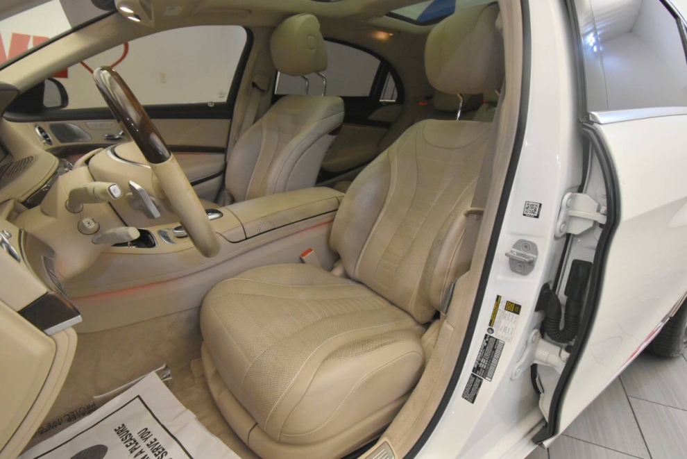 2015 Mercedes-Benz S-Class S 550 4MATIC AWD 4dr Sedan, White, Mileage: 75,997 - photo 9