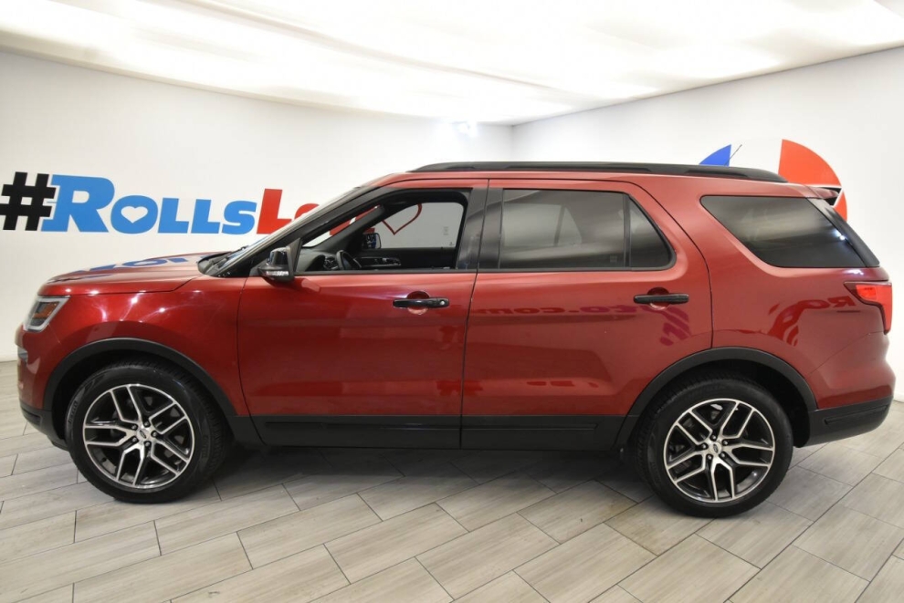 2019 Ford Explorer Sport AWD 4dr SUV, Red, Mileage: 32,246 - photo 1